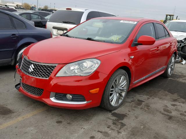 JS2RE9A8XB6110710 - 2011 SUZUKI KIZASHI SP RED photo 2