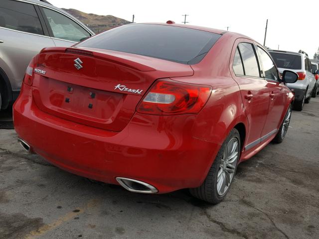 JS2RE9A8XB6110710 - 2011 SUZUKI KIZASHI SP RED photo 4