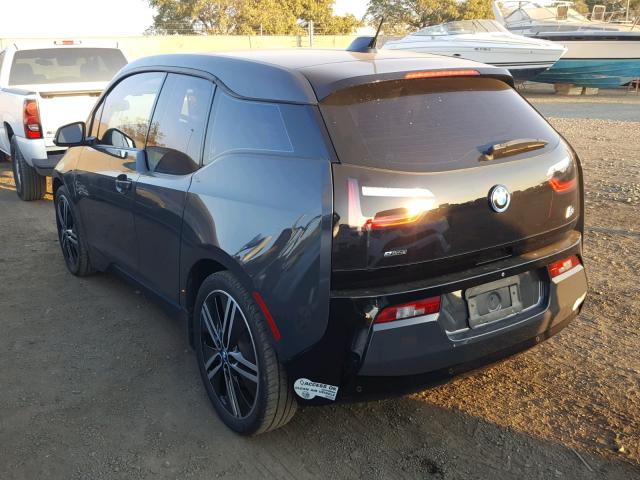 WBY1Z2C56EV284692 - 2014 BMW I3 BEV GRAY photo 3