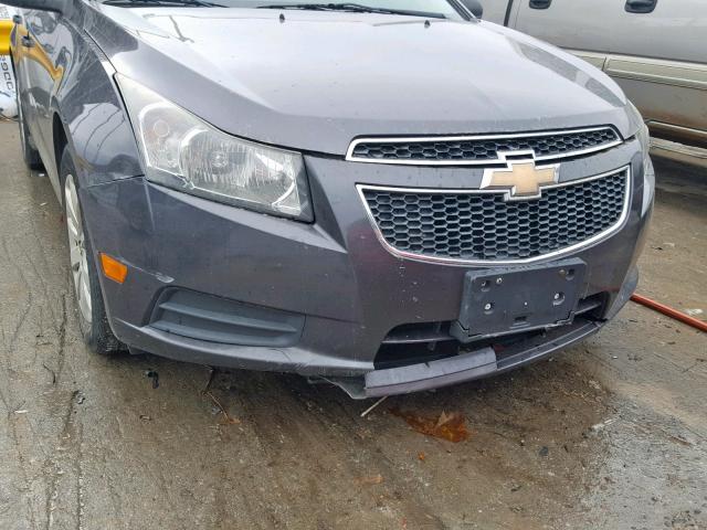 1G1PC5SH0B7126612 - 2011 CHEVROLET CRUZE LS GRAY photo 9