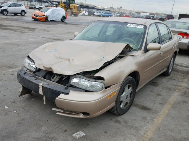 1G1NE52JX1M602885 - 2001 CHEVROLET MALIBU LS Qızıl foto 2