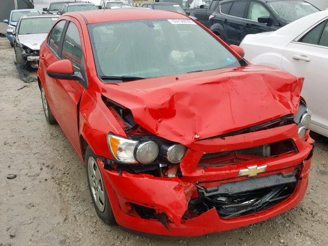 1G1JA5SH7F4183036 - 2015 CHEVROLET SONIC LS RED photo 1