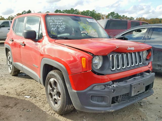 ZACCJAAT4FPC32595 - 2015 JEEP RENEGADE S RED photo 1