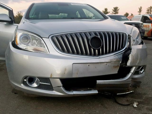 1G4PR5SK5D4247167 - 2013 BUICK VERANO CON SILVER photo 9