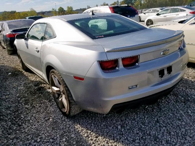 2G1FK1EJ7A9123113 - 2010 CHEVROLET CAMARO SS SILVER photo 3