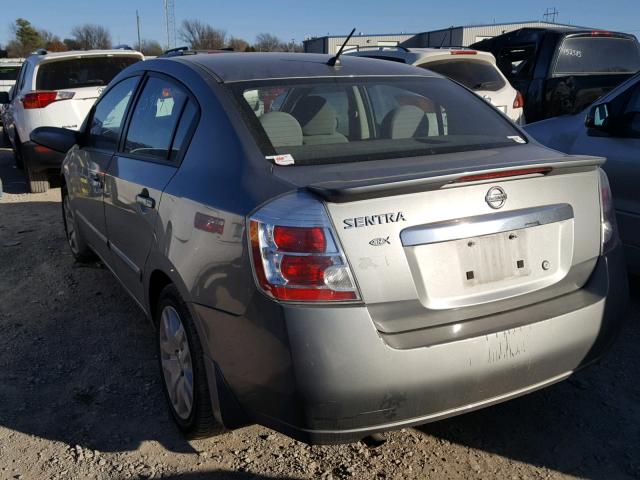 3N1AB6AP6CL681241 - 2012 NISSAN SENTRA 2.0 SILVER photo 3