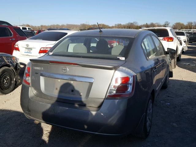 3N1AB6AP6CL681241 - 2012 NISSAN SENTRA 2.0 SILVER photo 4