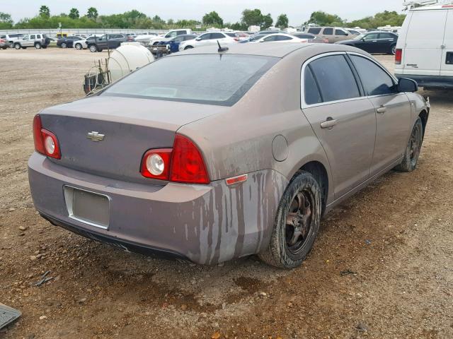 1G1ZG57B28F194314 - 2008 CHEVROLET MALIBU LS TAN photo 4