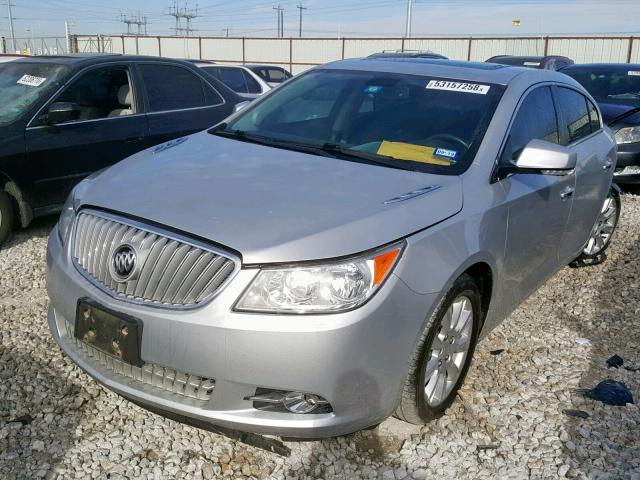 1G4GD5ER2CF324457 - 2012 BUICK LACROSSE P SILVER photo 2