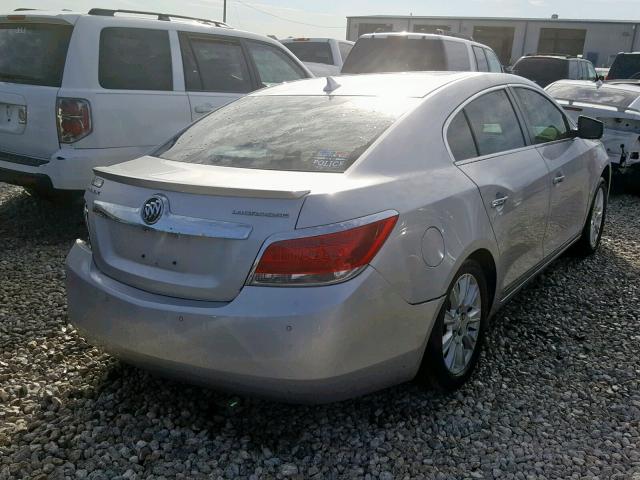 1G4GD5ER2CF324457 - 2012 BUICK LACROSSE P SILVER photo 4