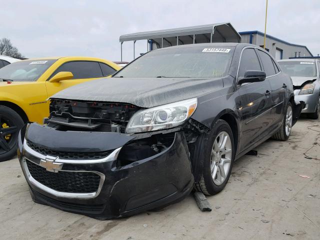 1G11C5SL2FF223901 - 2015 CHEVROLET MALIBU 1LT BLACK photo 2
