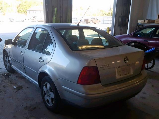 3VWSC29M0YM145143 - 2000 VOLKSWAGEN JETTA GLS SILVER photo 3