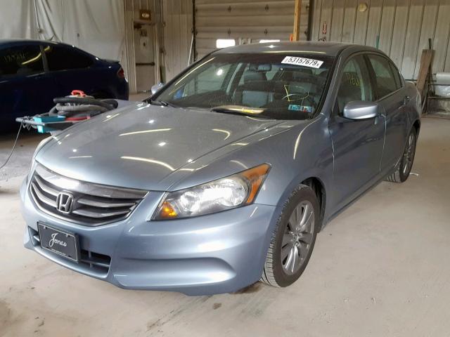 1HGCP2F81BA143409 - 2011 HONDA ACCORD EXL BLUE photo 2