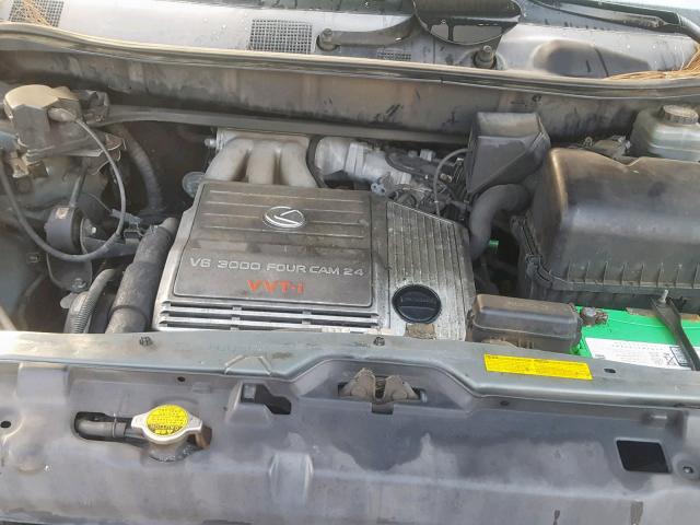 JTJGF10U610105551 - 2001 LEXUS RX 300 GRAY photo 7