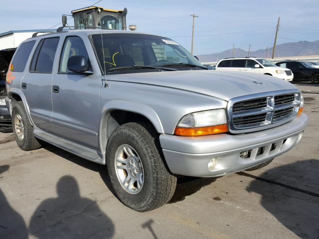 1D4HS48N63F560503 - 2003 DODGE DURANGO SL SILVER photo 1