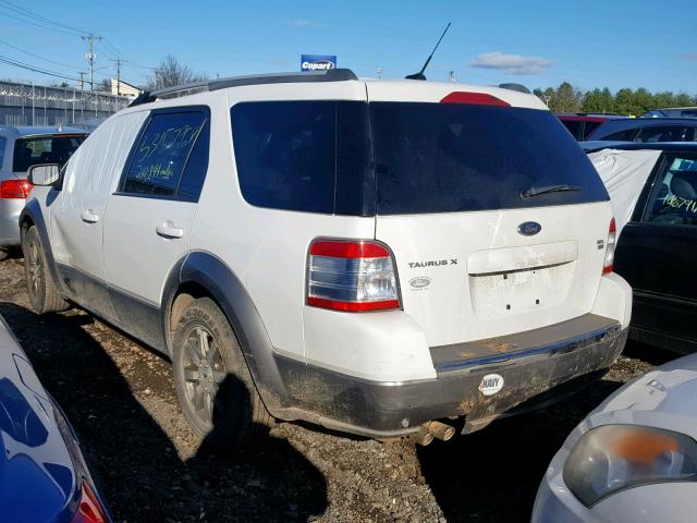 1FMDK05W98GA36552 - 2008 FORD TAURUS X S WHITE photo 3