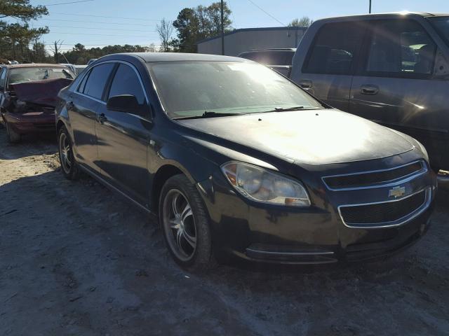1G1ZH57B78F250762 - 2008 CHEVROLET MALIBU 1LT BLACK photo 1