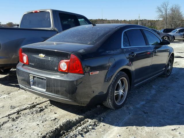 1G1ZH57B78F250762 - 2008 CHEVROLET MALIBU 1LT BLACK photo 4