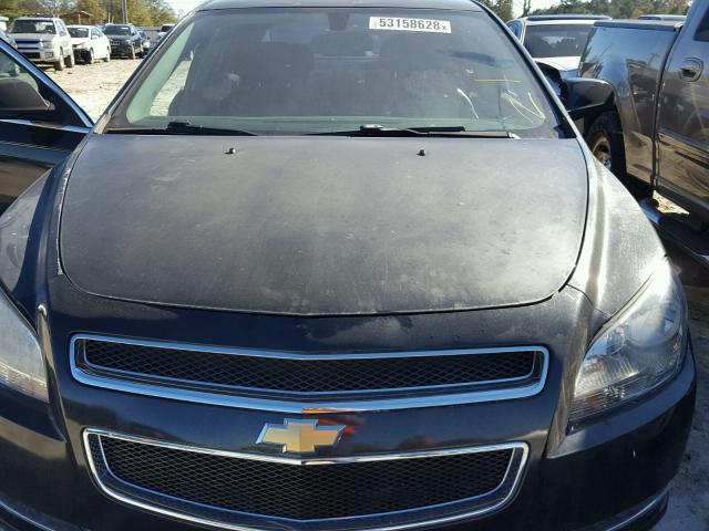 1G1ZH57B78F250762 - 2008 CHEVROLET MALIBU 1LT BLACK photo 9