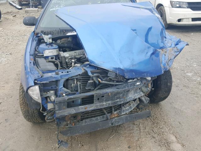 1G2NE1535RM553527 - 1994 PONTIAC GRAND AM S BLUE photo 7