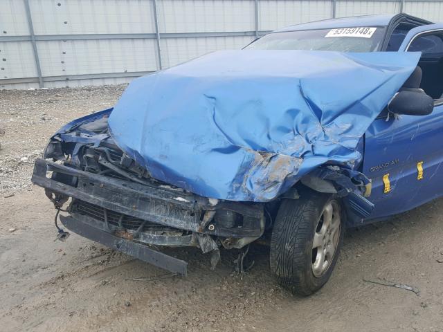 1G2NE1535RM553527 - 1994 PONTIAC GRAND AM S BLUE photo 9