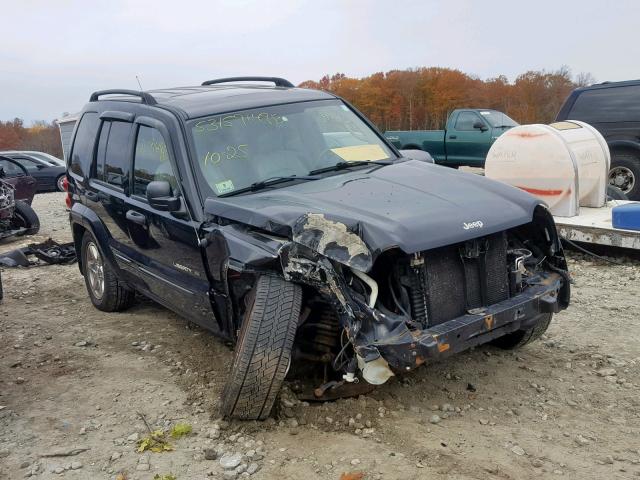 1J4GL58K53W557507 - 2003 JEEP LIBERTY LI BLACK photo 1