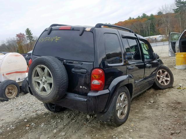 1J4GL58K53W557507 - 2003 JEEP LIBERTY LI BLACK photo 4