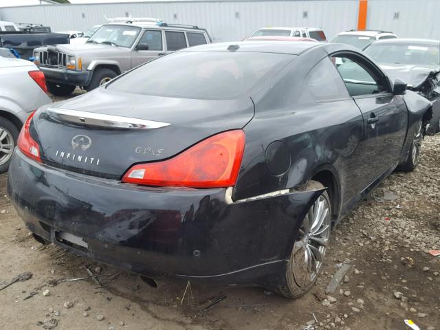 JN1CV6EL9DM980401 - 2013 INFINITI G37 BLACK photo 4