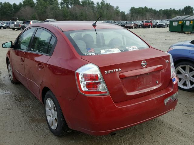 3N1AB61E69L643709 - 2009 NISSAN SENTRA 2.0 RED photo 3