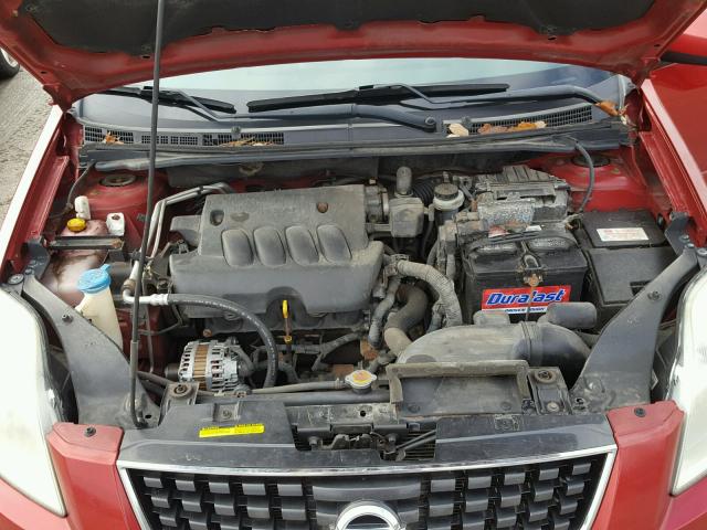 3N1AB61E69L643709 - 2009 NISSAN SENTRA 2.0 RED photo 7