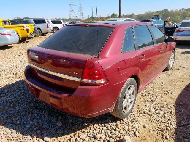 1G1ZT68N37F111501 - 2007 CHEVROLET MALIBU MAX 勃艮第红 照片 4
