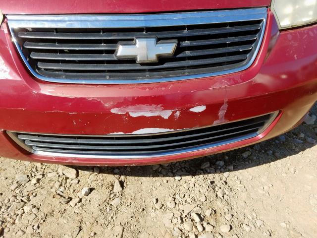 1G1ZT68N37F111501 - 2007 CHEVROLET MALIBU MAX 勃艮第红 照片 9