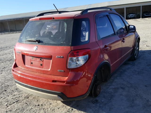 JS2YB413675103116 - 2007 SUZUKI SX4 ORANGE photo 4