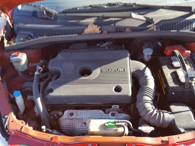 JS2YB413675103116 - 2007 SUZUKI SX4 ORANGE photo 7