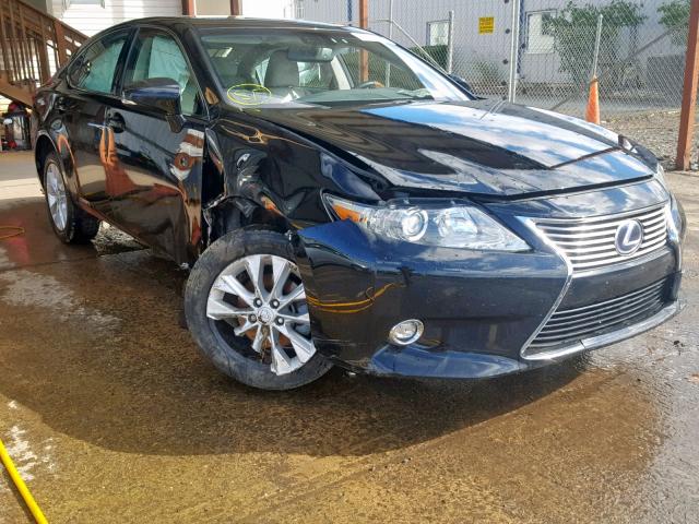 JTHBW1GG6E2057443 - 2014 LEXUS ES 300H BLACK photo 1