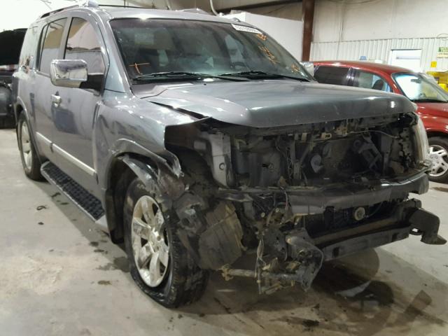 5N1BA0ND3DN614997 - 2013 NISSAN ARMADA SV GRAY photo 1