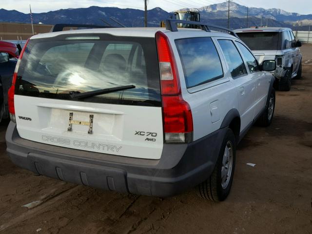 YV1SZ59H541167078 - 2004 VOLVO XC70 WHITE photo 4