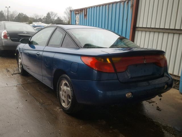 1G8ZY127X2Z262018 - 2002 SATURN SC2 BLUE photo 3