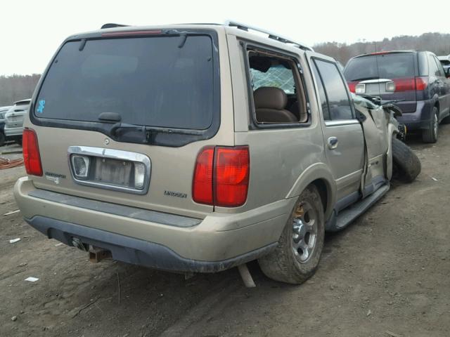 5LMPU28L8WLJ26927 - 1998 LINCOLN NAVIGATOR Бежевый фото 4