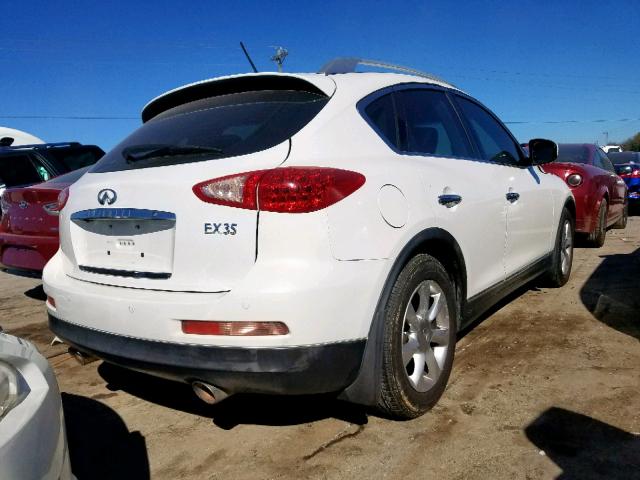 JNKAJ09EX8M304813 - 2008 INFINITI EX35 BASE WHITE photo 4