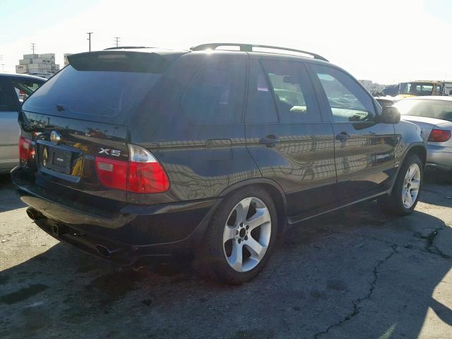 5UXFB53506LV22805 - 2006 BMW X5 4.4I BLACK photo 4