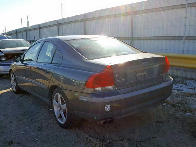 YV1RH52Y242323177 - 2004 VOLVO S60 R GRAY photo 3