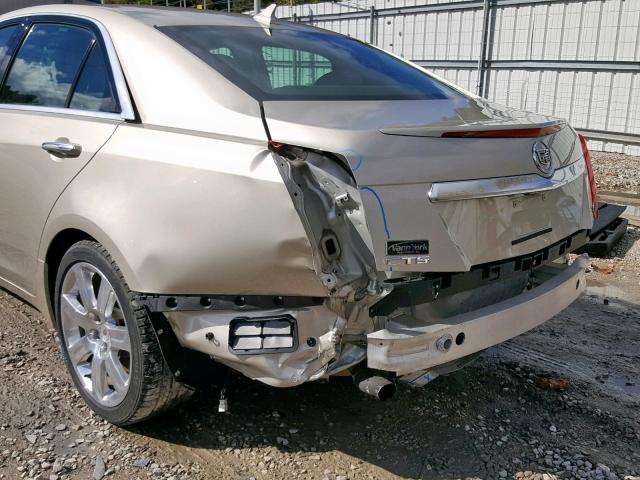 1G6AS5SX4E0180745 - 2014 CADILLAC CTS PERFOR GOLD photo 9