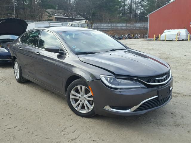 1C3CCCAB5FN731433 - 2015 CHRYSLER 200 LIMITE GRAY photo 1