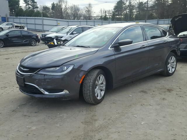 1C3CCCAB5FN731433 - 2015 CHRYSLER 200 LIMITE GRAY photo 2