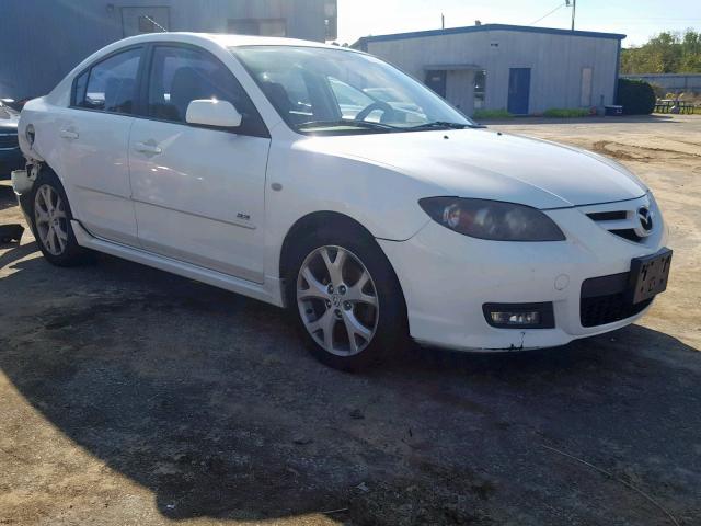 JM1BK323681148770 - 2008 MAZDA 3 S WHITE photo 1