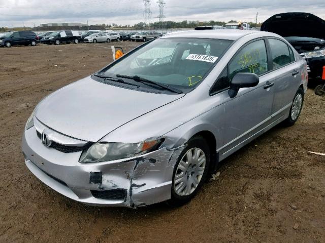 19XFA1F30AE082562 - 2010 HONDA CIVIC VP SILVER photo 2