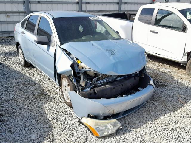 1FAHP34N18W232319 - 2008 FORD FOCUS S/SE BLUE photo 1