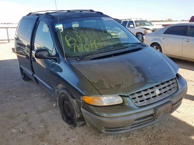 2C4GJ25GXYR707136 - 2000 CHRYSLER VOYAGER GREEN photo 1