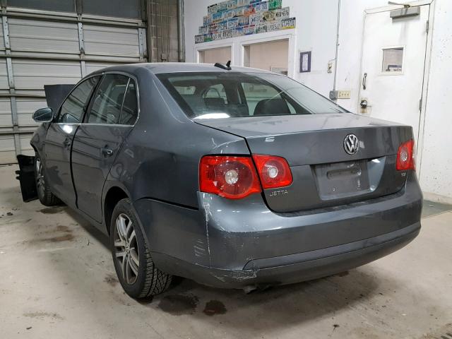 3VWDT71K06M845807 - 2006 VOLKSWAGEN JETTA TDI GRAY photo 3